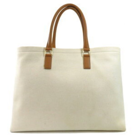 Celine Cabat Tote Bag Canvas Leather - Picture 1 of 9